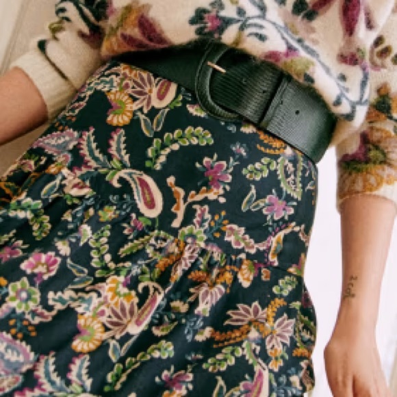 Sezane Masha Belt. Green. 80CM - Picture 8 of 11